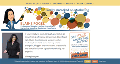 Desktop Screenshot of elainefogel.com